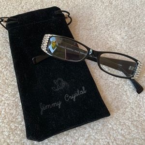 Jimmy crystal reading glasses